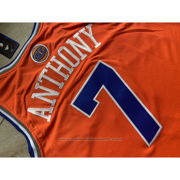 Maillot New York Knicks Carmelo Anthony #7 Orange